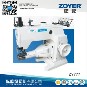 ZY777 Zoyer Cilindro-Cátula 3-Aguja 5-Hilo Doble Lado Interbloqueo Zoyer Máquina de coser (777)
