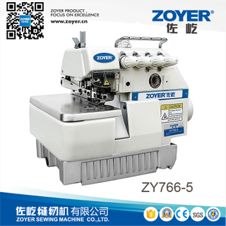 ZY766-5 Zoyer Máquina de coser de Overlock Super Rock Overlock de 5 hilo