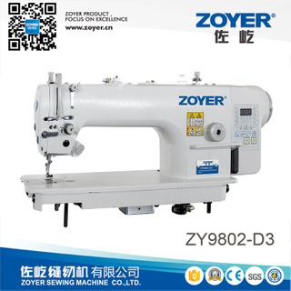 Zy9802-D3 Zoyer Drive Auto Trimmer LockStitch Máquina de coser (material de alimentación de la aguja)