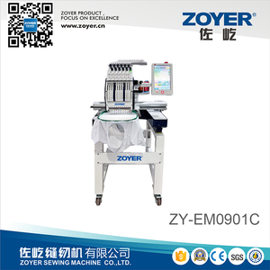 ZY-EM0901C Single Head Nine Needle Tres en una función de bordado industrial