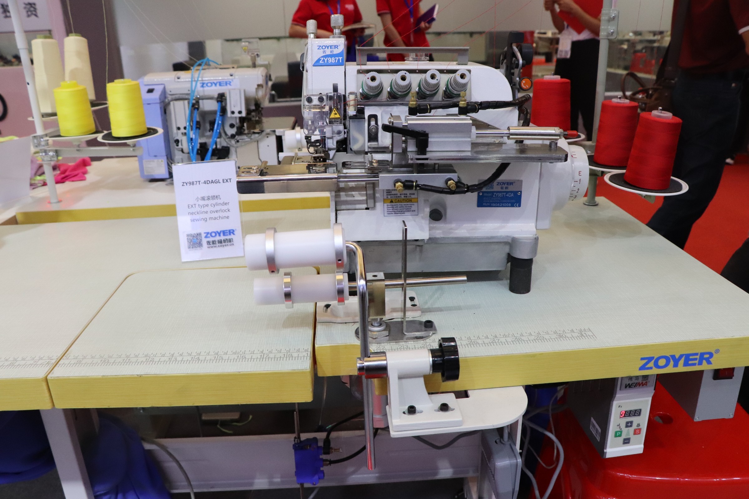 ZY987T-4DAGL EXT 小 嘴滚 领机 EXT TYPE CILINDER CHILLIND M&Aacute;QUINA DE COSTURA-2