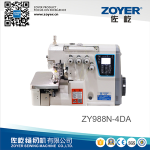 ZY988N-4DA (1) Máquina de coser de Overlock computarizada de alta velocidad automática completa