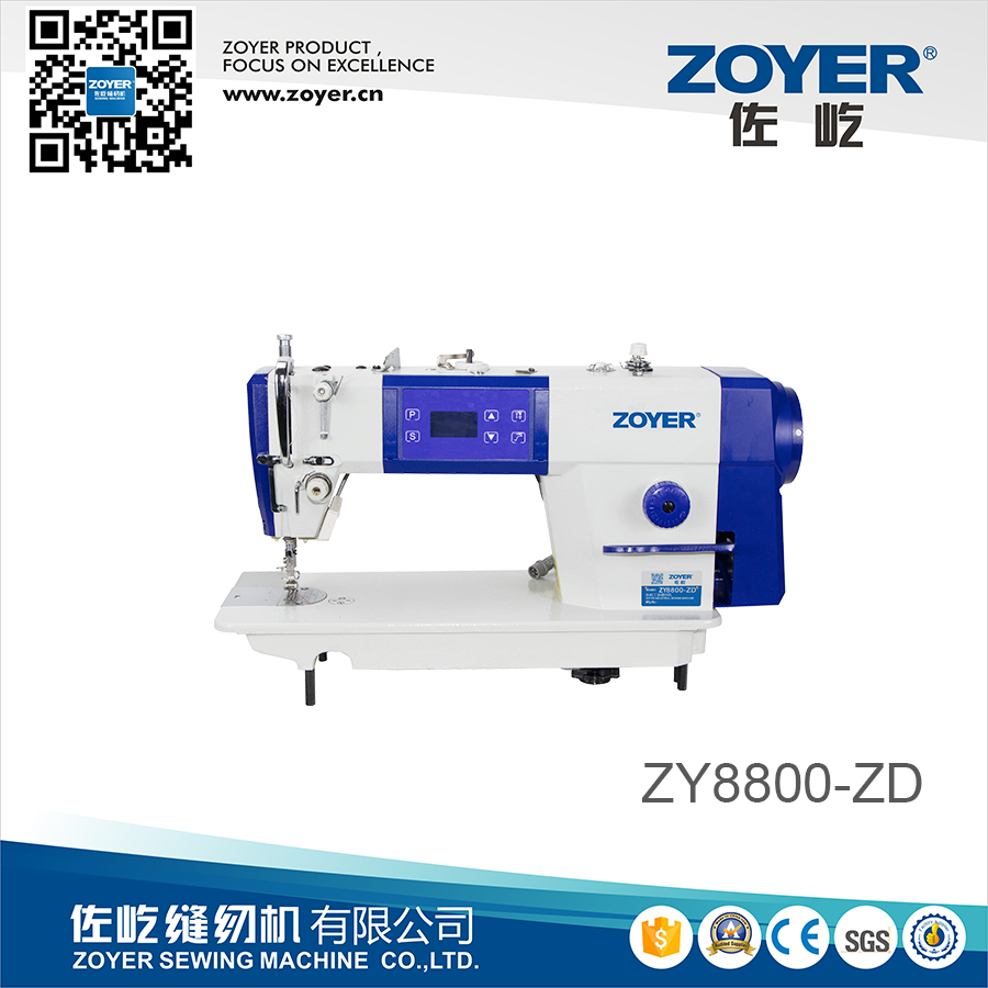 ZY8800-ZD NUEVO tipo zoyer direct drive máquina de coser industrial de punto de cadeneta de alta velocidad