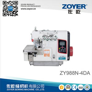 ZY988N-4DA(1) Máquina de coser overlock computarizada de alta velocidad mecatrónica totalmente automática