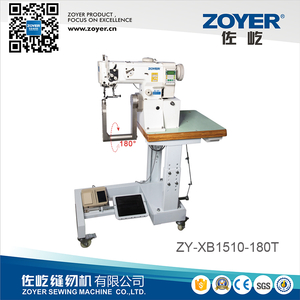 ZY-XB1510-180T Máquina de coser industrial de 180° de una sola aguja para equipaje y bolsos